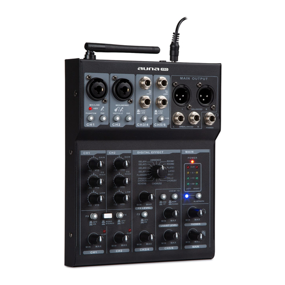 auna PRO Blackbird Manual