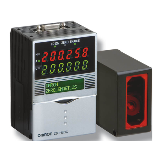 Omron ZS-DSU41 User Manual