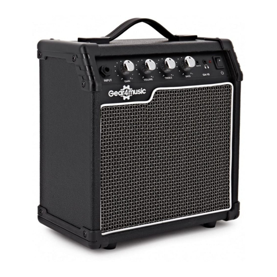 Gear4music GA-10 User Manual