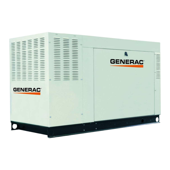 Generac Power Systems Stationary Emergency Generator Installation Manual