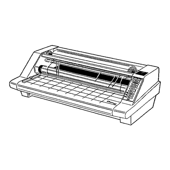 GBC  Ultima 65 Roll Instruction Manual