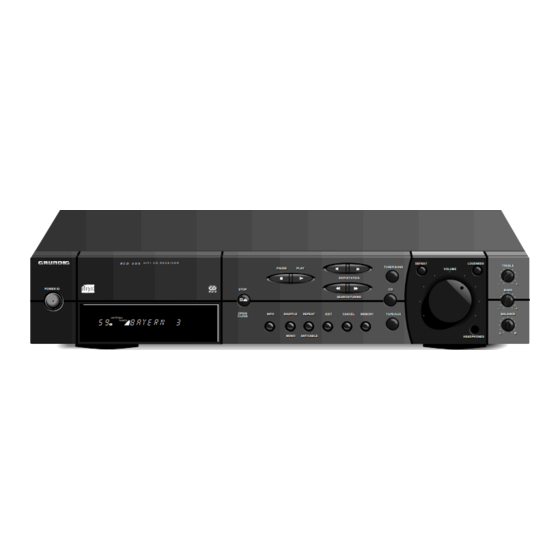 Grundig RCD 405 Service Manual