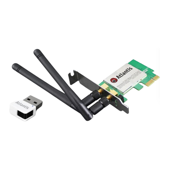 Atlantis A02-PCIE-WN Quick Start Manual