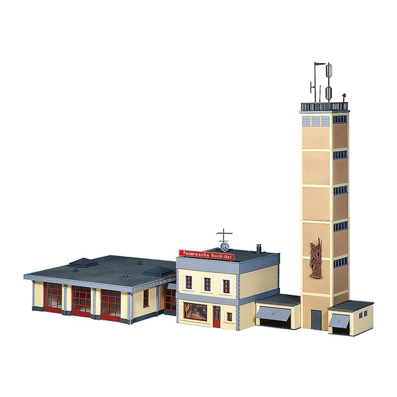 Faller FIRE STATION Instructions Manual