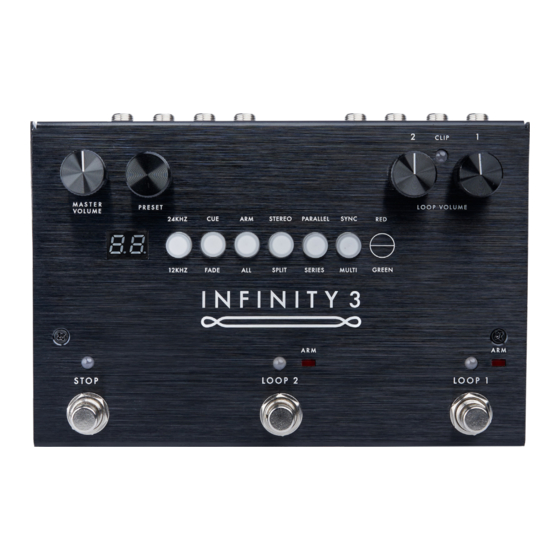 pigtronix INFINITY 3 User Manual