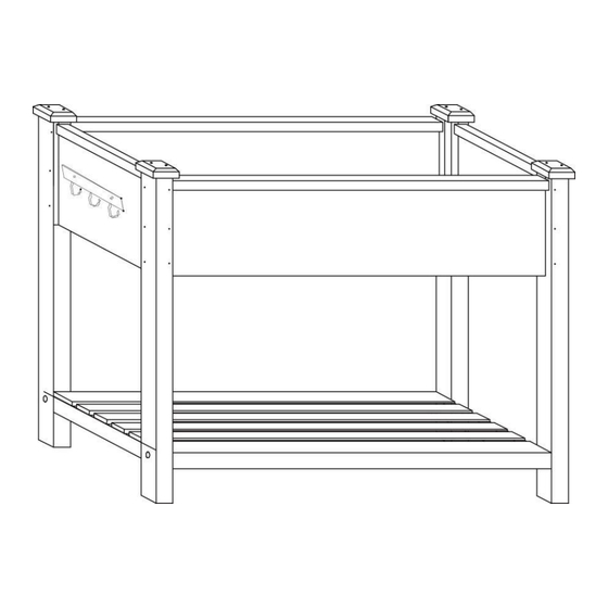 VEVOR WOODEN PLANTER HL8676 Instruction Manual