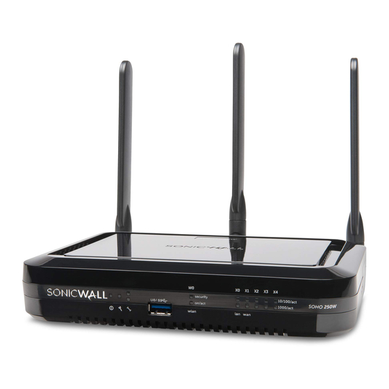 SonicWALL SOHO 250 Safety And Regulatory Information Manual
