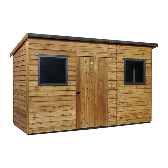 Riverlea CEDAR SHED NOTTINGHAM Instructions Manual