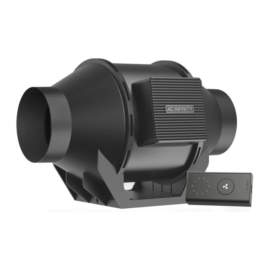 AC Infinity CLOUDLINE A4, CLOUDLINE A6, CLOUDLINE A8, CLOUDLINE H4 Manual