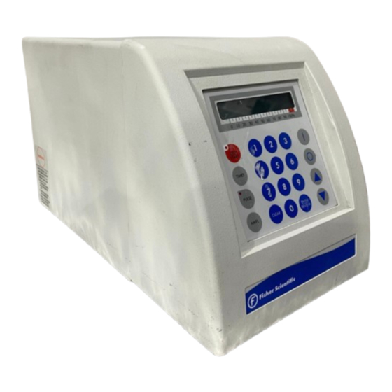 Fisher Scientific Sonic Dismembrator FB-505 Operation Manual