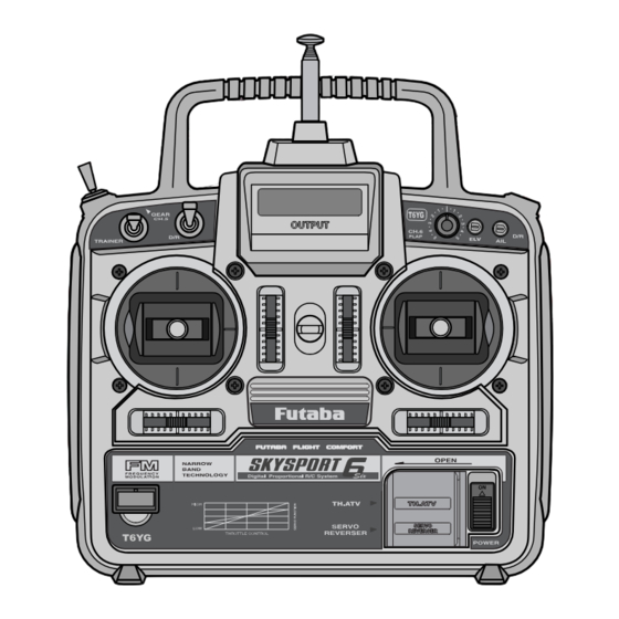 FUTABA 6YG-FM Instruction Manual