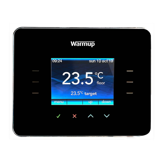 Warmup 3iE Operating Manual