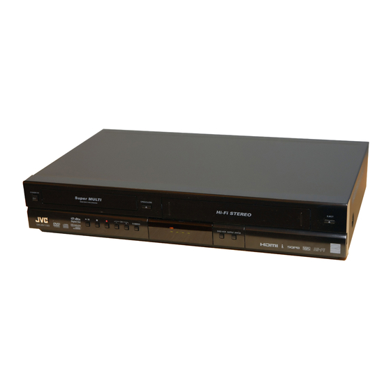 JVC DRMV80B - DVDr/ VCR Combo Manuals