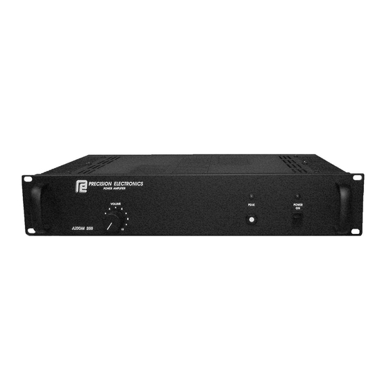 Precision Electronics AXIOM 250 Instruction Manual