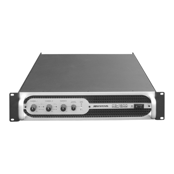 JB Systems C3-1800 Operation Manual