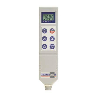 Delta OHM HD 9213-R1 Instruction Manual