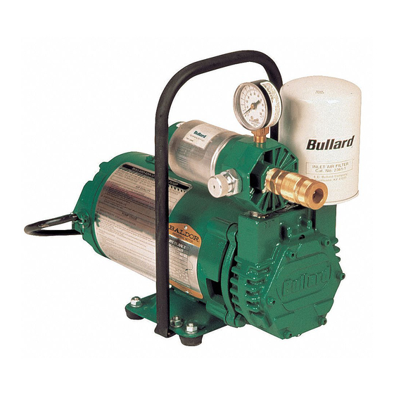 Bullard EDP10 Instruction Manual