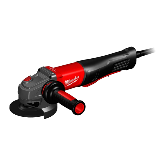 Milwaukee AGV 13-125 XSPDEB Operator's Manual