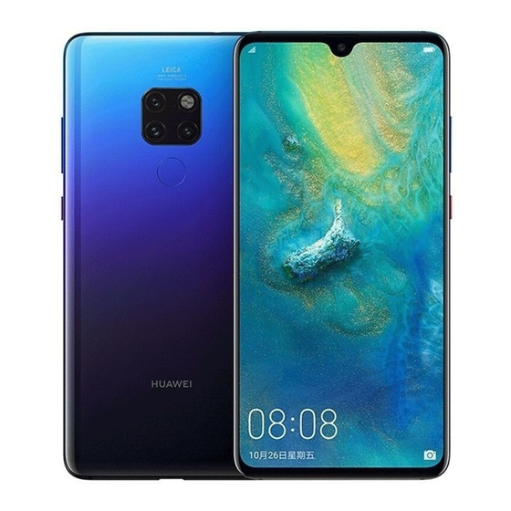 Huawei Mate20 User Manual