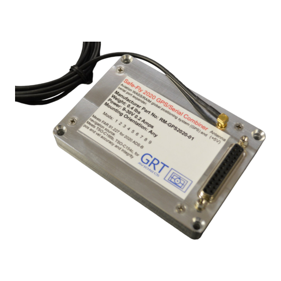 GRT Avionics Safe-Fly 2020 Manual