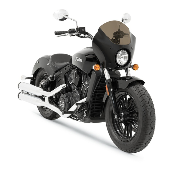 Indian Motorcycle Scout 2015 Rider's Manual