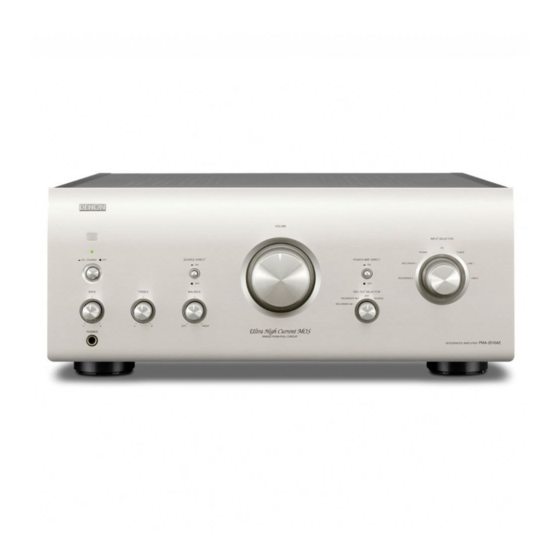 Denon PMA-2020AE Service Manual