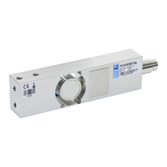 HBK PW15AH Mounting Instructions
