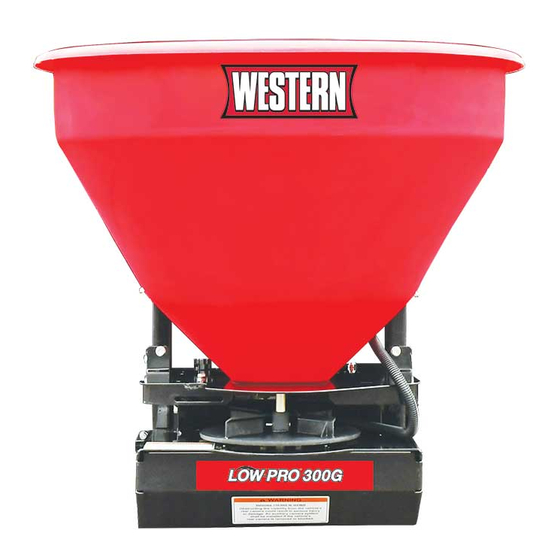 Western LOW-PRO 300G Owner's Manual And Installation Instructions