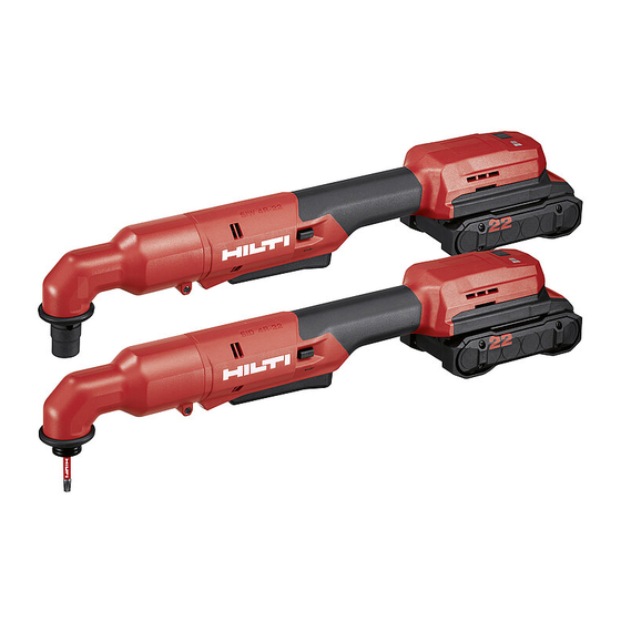 Hilti SID 4R-22 Manual
