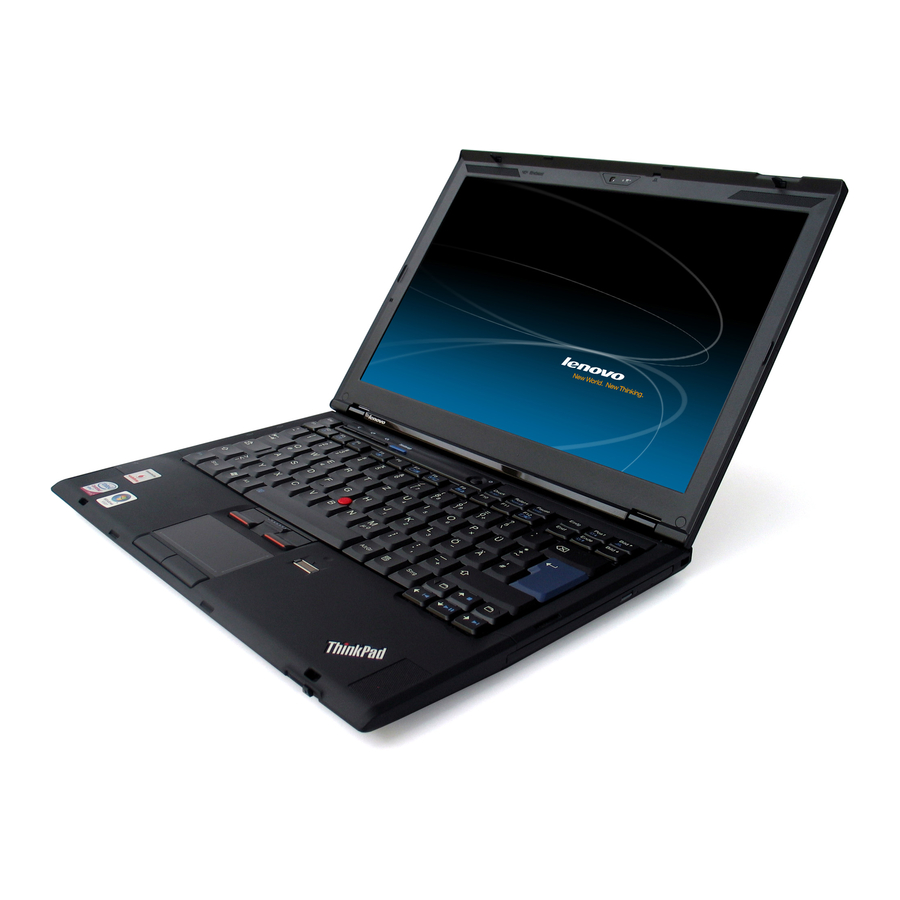 Lenovo ThinkPad X300 Setup Manual
