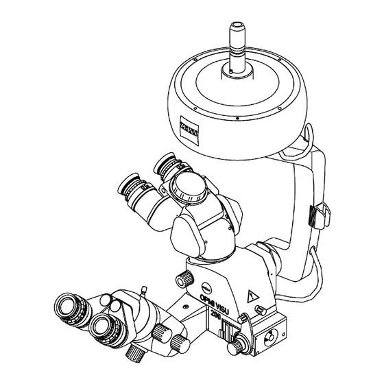 Zeiss VISU 200 Instructions For Use Manual