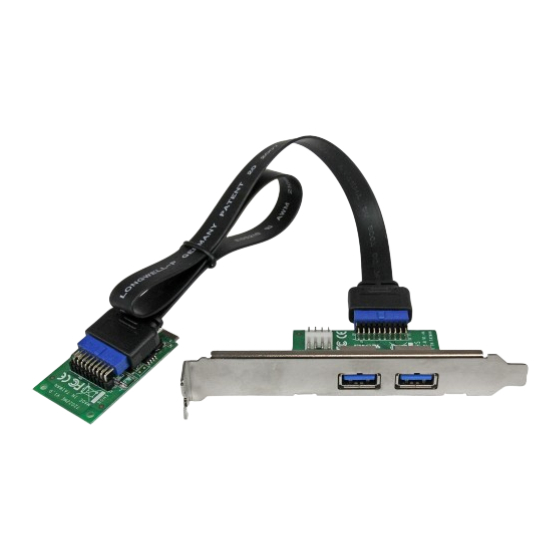 StarTech.com MPEXUSB3S2 Instruction Manual
