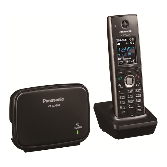 Panasonic KX-TGP600 Quick Start Manual