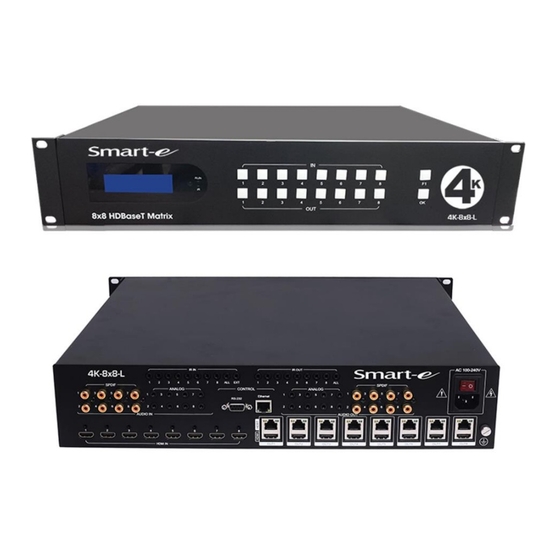 smart-e 4K-8x8-L Manuals