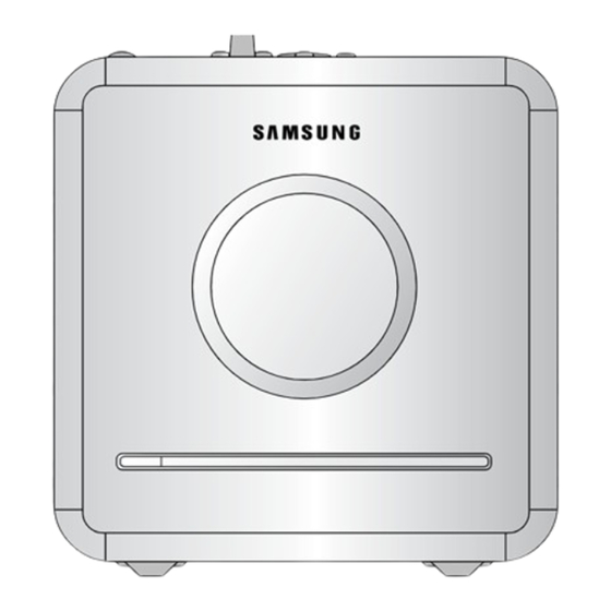 Samsung MM-X7 Instruction Manual