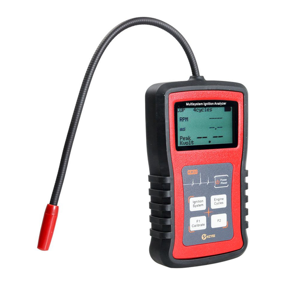 Kzyee KM20 Owner's Manual And Safety Instructions