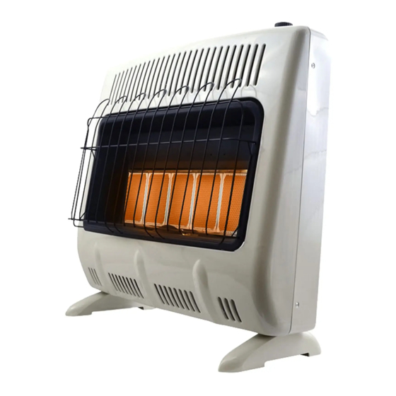MrHeater MHVFRD20NGBT Operating Instructions And Owner's Manual
