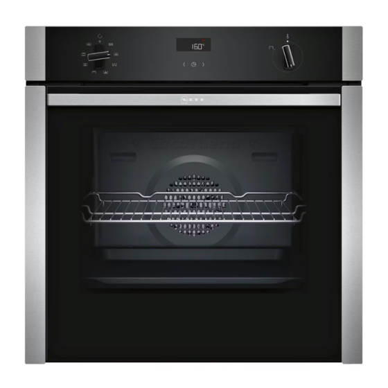 NEFF B4ACF1AN0B User Manual And Installation Instructiions