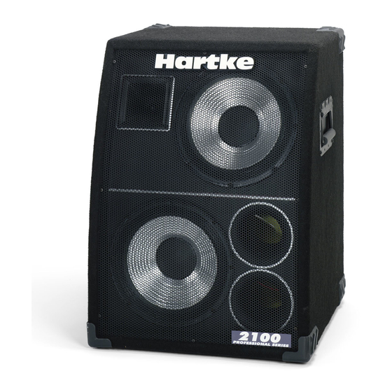 Hartke PRO 2100 User Manual