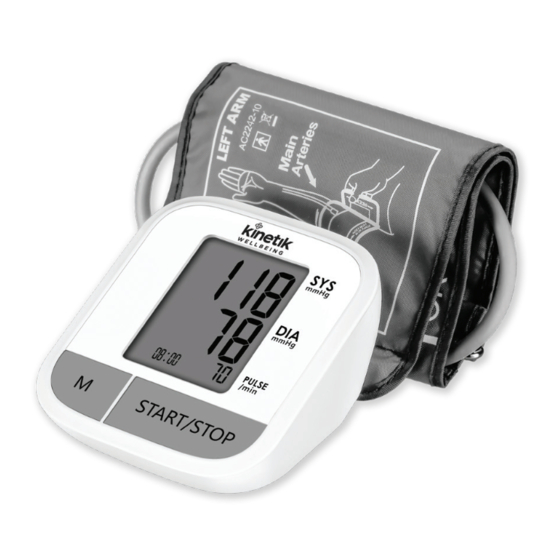 Kinetik Wellbeing WBP1 Manuals