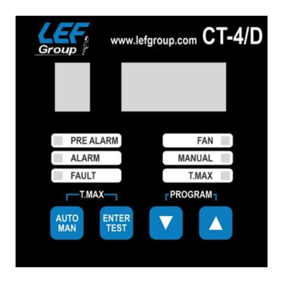 LEF CT-4/D Installation And Instruction Manual