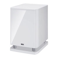 Heco MUSIC STYLE SUB 25A Owner's Manual/Warranty Document