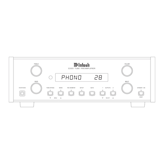 McIntosh WX1001 Service Manual