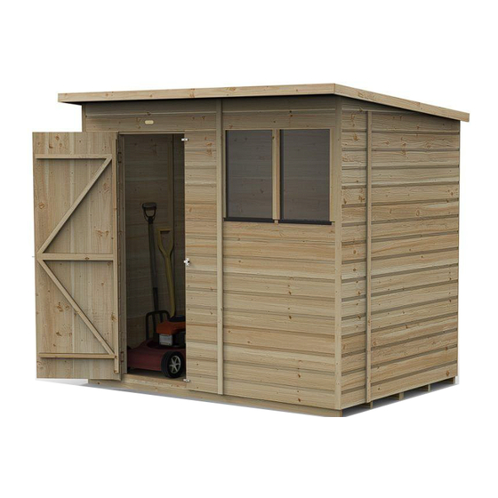 Forest BECKWOOD SHED BASE KIT 2 Instructions Manual