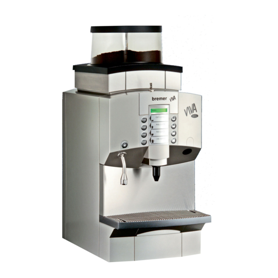 Bremer VIVA Espresso Machine Manuals