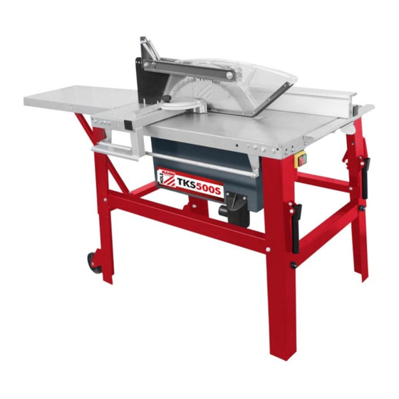 HOLZMANN MASCHINEN TKS500S User Manual