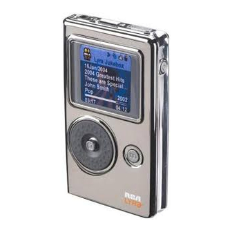 RCA LYRA RD2765 Quick Start Manual