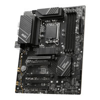 MSI PRO B760-P DDR4 II User Manual