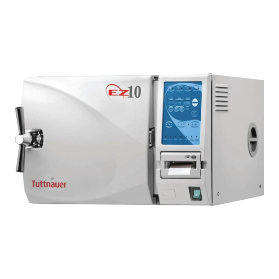Tuttnauer EZ10 Manuals