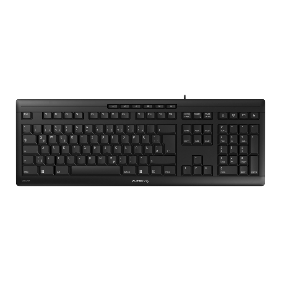 Cherry STREAM KEYBOARD Manual